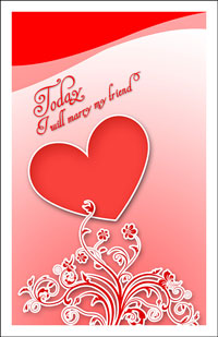 Wedding Program Cover Template 9G - Graphic 5